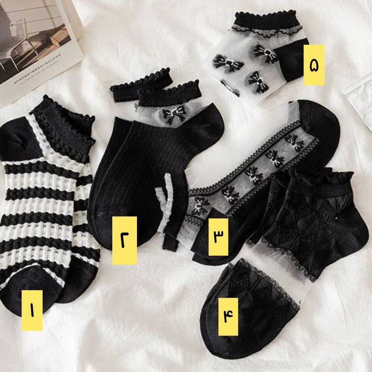 خرید آنلاین جوراب شیشه ای